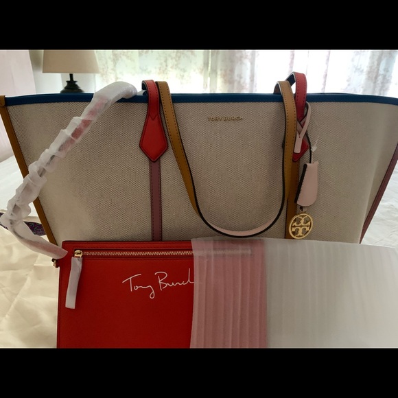 Tory Burch canvas tote NEW💕 - Picture 1 of 7